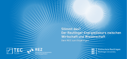 Stimmt das? - TEC - Hochschule Reutlingen