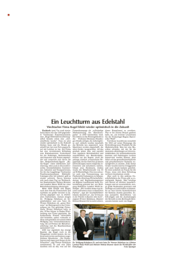Ein Leuchtturm aus Edelstahl - Kugel Edelstahlverarbeitung
