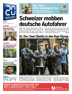 Schweizer mobben deutsche Autofahrer