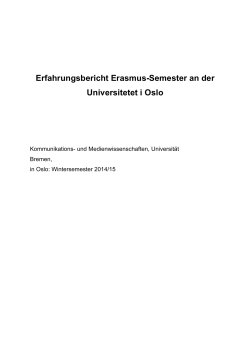 WS 14/15 - Universität Bremen