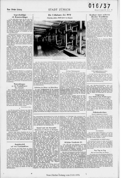 stadt zürich - Neue Zürcher Zeitung