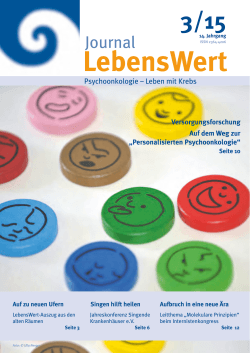 Journal LebensWert 03 / 2015