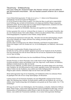 diesem Bericht - Pflege-SHV