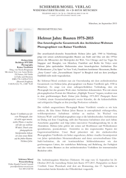 Helmut Jahn: Bauten 1975-2015