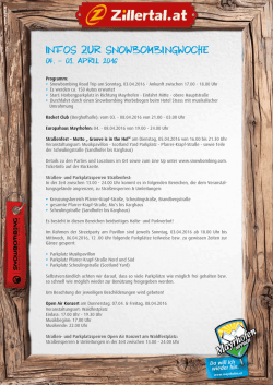 Infos zur Snowbombingwoche