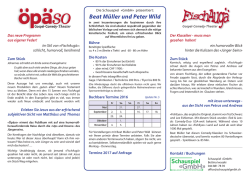 Veranstalter - Informationen