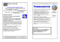 aktueller Pfarrbrief - st-hubertus