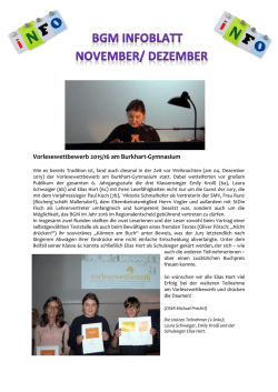 Infoblatt Nov/Dez (798,8 KiB) - Burkhart Gymnasium Mallersdorf