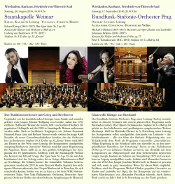Rundfunk-Sinfonie-Orchester Prag Staatskapelle Weimar