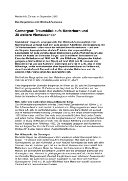 Gornergrat: Traumblick aufs Matterhorn und 28