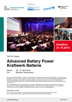Advanced Battery Power Kraftwerk Batterie