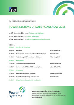 power systems update roadshow 2015