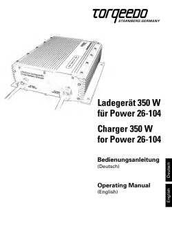 Ladegerät 350 W für Power 26-104 Charger 350