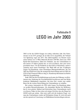 LEGO im Jahr 2003