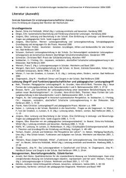 Literatur (Auswahl)