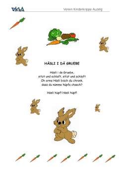 H&auml;sli i d&auml; Grueb - Kita Zauberburg