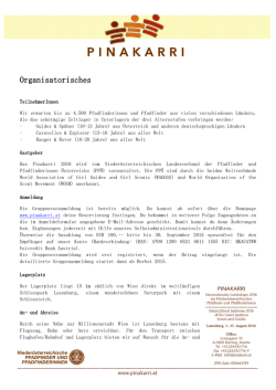 Gruppenausschreibung Juni 2015