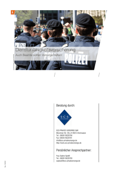 DU - SCS PRIVATE VORSORGE