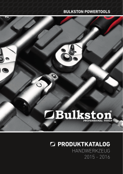 Bulkston Handwerkzeuge 2015.indd
