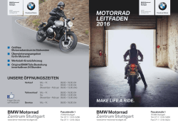 Zum Leitfaden - BMW Niederlassung Stuttgart