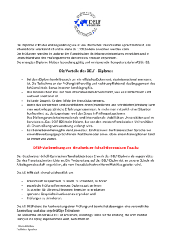 Die Vorteile des DELF