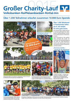 4-seitiger Presse-Beileiger - VR-Bank Rottal