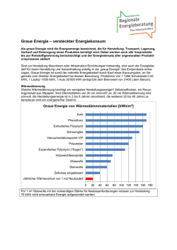 Graue Energie &ndash; versteckter Energiekonsum