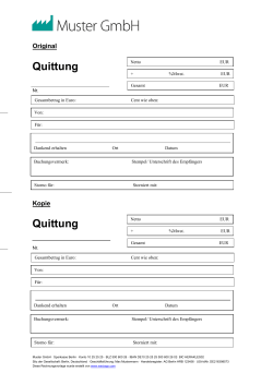 Quittung Quittung - Support