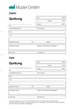 Quittung Quittung - Support