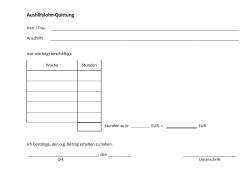 Aushilfslohn Quittung (PDF 22kb)