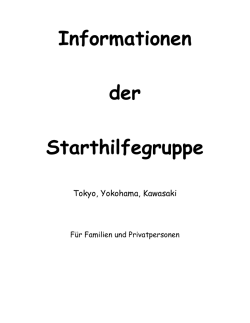 Informationen der Starthilfegruppe