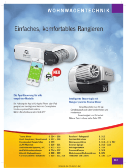 Einfaches, komfortables Rangieren