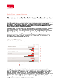 Adecco Swiss Job Market Index Q4/2015