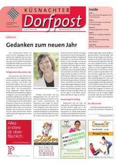 Dorfpost Januar 2016 - Gewerbeverein K&uuml;snacht