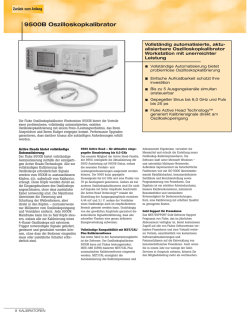 Fluke 9500B - Katalogseite