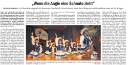 Presseartikel Cannstatter Zeitung - Grün-Schwarz