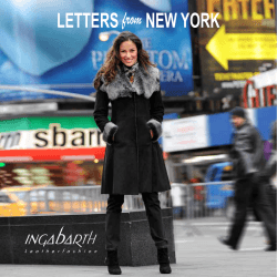 LETTERS from NEW YORK