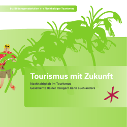 Tourismus mit Zukunft - Portal Globales Lernen