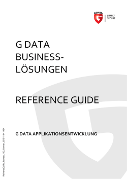 Reference Guide Business Software