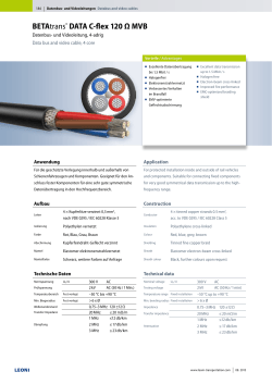 BETAtrans® DATA C-flex 120 Ω MVB