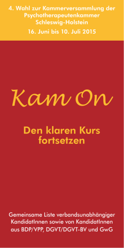 Kam On - DGVT-BV