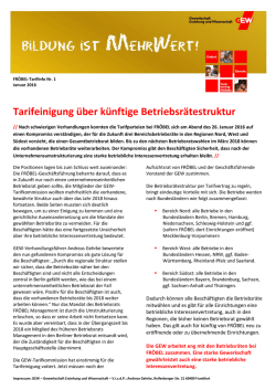 die Tarifeinigung