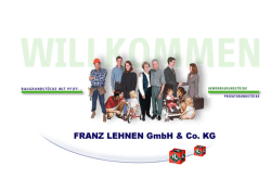 Die vorliegenden Informationen sind auch als PDF ladbar!