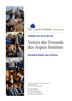 Verein der Freunde des Aspen Instituts