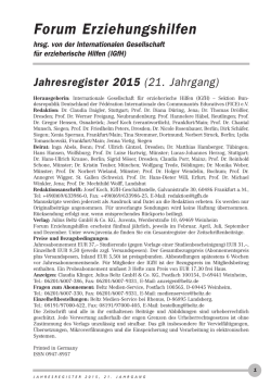 Jahresregister 2015