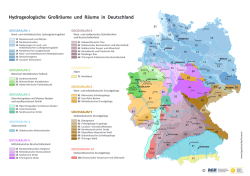 Hydrogeologische Gro&szlig;r&auml;ume und R&auml;ume in - BGR