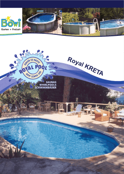 Katalog Schwimmbecken Kreta