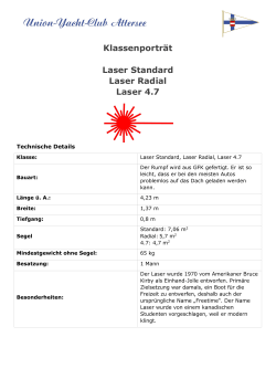 Klassenporträt Laser Standard Laser Radial Laser 4.7