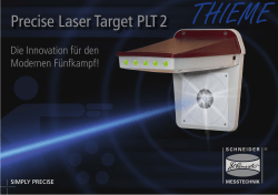 Precise Laser Target PLT 2