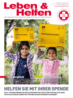 helfen sie mit ihrer spende - Arbeiter-Samariter